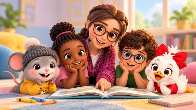 Children discovering the joy of learning with ForKids.Education