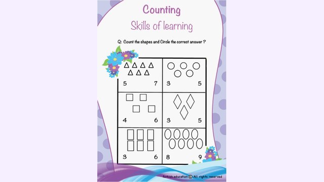 Preview of Count And Write | Free Counting Printable For Kindergarten