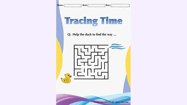 Preview of Maze | Free Puzzle Printable For Kindergarten