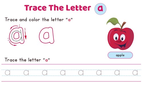 English Alphabets Tracing Worksheet (Uppercase & Lowercase)