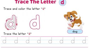 lowercase_letter_d_tracing_worksheets