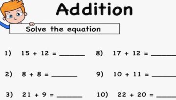 Addition-worksheet-for-grade-one