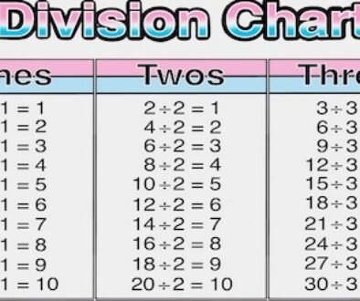 Division-chart-and-tables